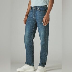 Lucky Brand Men's Slim 121 Straight Blue Jeans